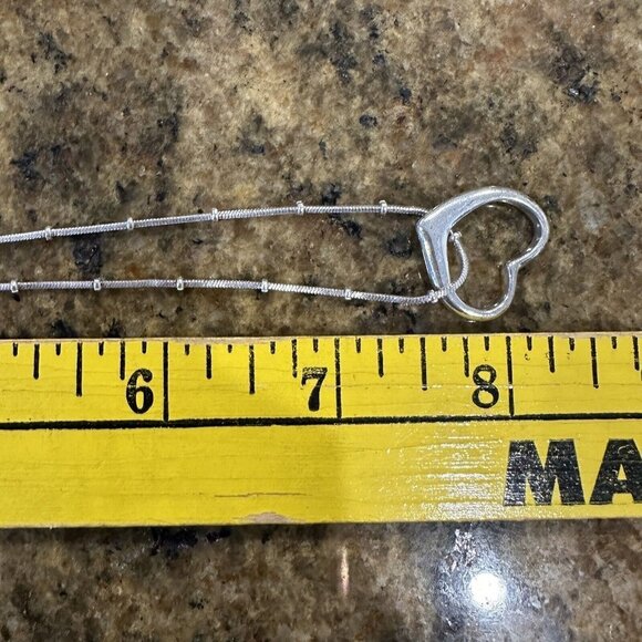 Fashion Necklace 16" Skeleton Key Hearts Charm‎ Silver Tone Statement Set Of 3 - Picture 9 of 11